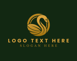 Birdwatcher - Luxury Elegant Swan logo design