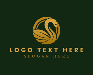 Luxury Elegant Swan Logo