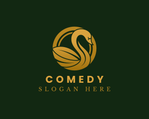 Luxury Elegant Swan Logo