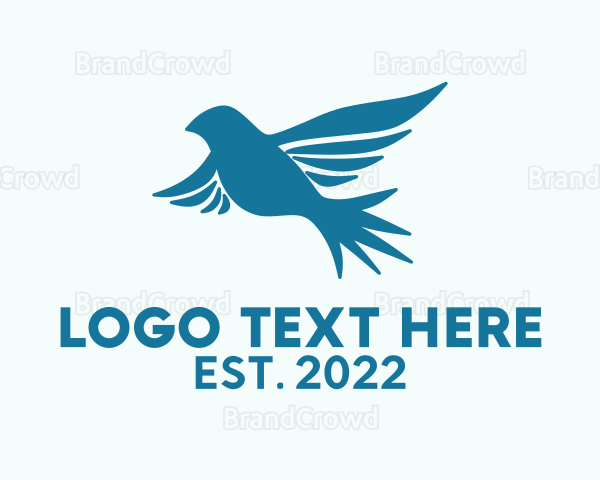 Dove Bird Spiritual Logo