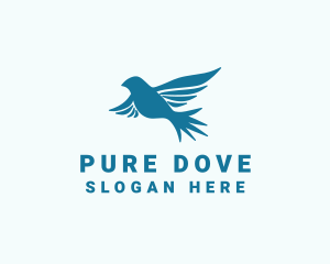 Dove Bird Freedom logo design