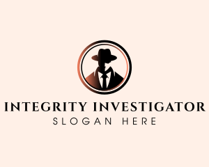 Detective Investigator Man logo design