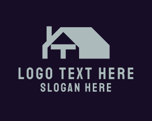 Architecture - Geometric Home Letter T logo design