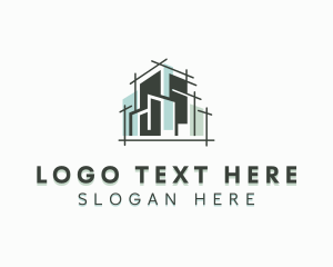 Builder - Architectural Property Builder logo design