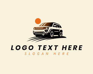 SUV Vehicle Transportation Logo