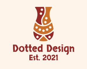 Dotted - Pottery Vase Art logo design