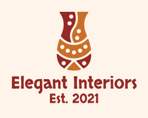 Pottery Vase Art logo design