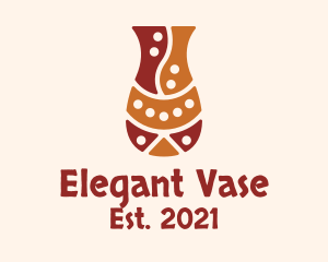 Vase - Pottery Vase Art logo design