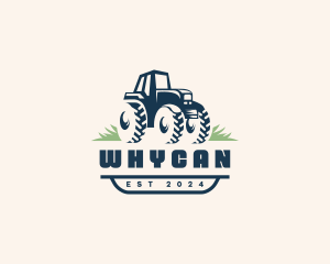 Tractor Field Agriculture Logo