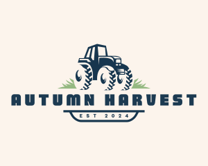 Tractor Field Agriculture logo design