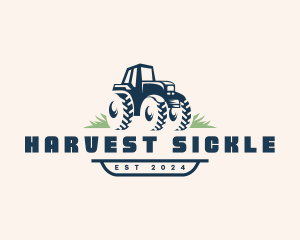 Tractor Field Agriculture logo design