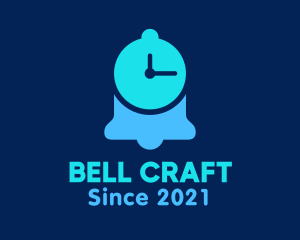 Bell - Notification Bell Clock logo design