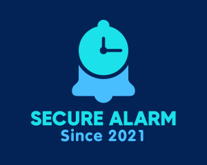 Alarm - Notification Bell Clock logo design