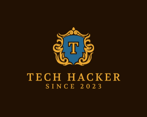 Hacking - Luxury Bank Insurance Crest logo design