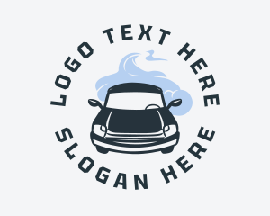 Smoke - Car Auto Detailing logo design