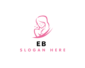 Maternity - Mother Baby Pediatrics logo design