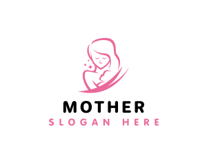 Mother Baby Pediatrics logo design