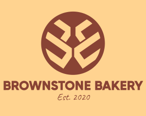 Brown Ethnic Buckler logo design