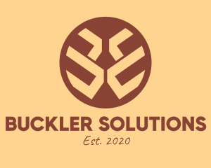 Brown Ethnic Buckler logo design