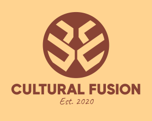 Ethnicity - Brown Ethnic Buckler logo design