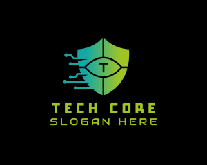 Tech Shield Software App logo design