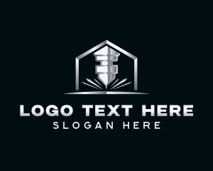 Industrial - Steel Laser Cutting logo design