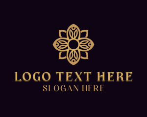 Luxury Flower Wedding Logo