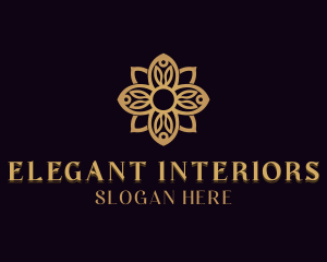 Luxury Flower Wedding logo design