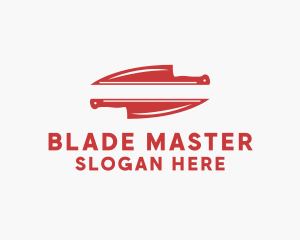 Cooking Knife Blade logo design