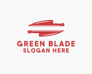 Cooking Knife Blade logo design