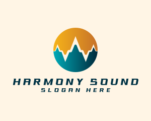 Sound - Global Sound Wave logo design