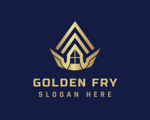 Golden Crown House logo design