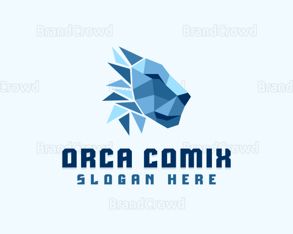 Lion Ice Head Logo