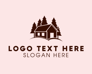 Residence - Forest Vacation House logo design