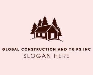 Apartment - Forest Vacation House logo design