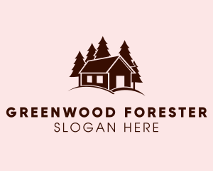 Forest Vacation House logo design