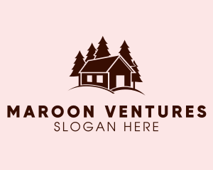 Forest Vacation House logo design