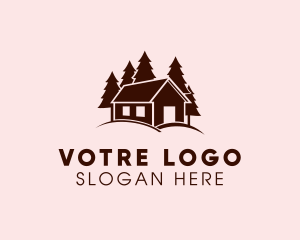 Tourism - Forest Vacation House logo design
