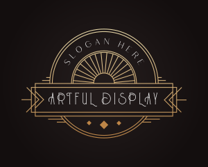 Classic Art Deco Ornament logo design