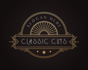 Classic Art Deco Ornament logo design