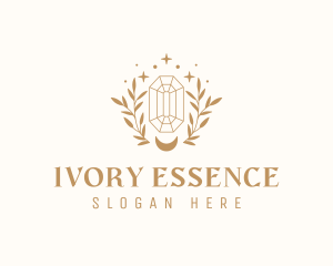 Ivory - Luxury Gem Jewelry logo design