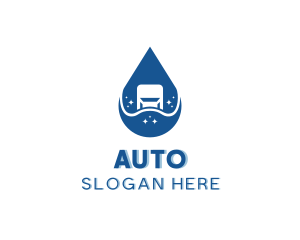 Auto Car Wash Cleaning logo design