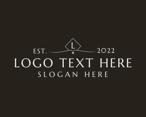 Black And White - Elegant Minimalist Business logo design