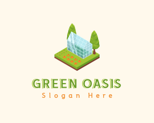 Plants - Greenhouse Farm Vegetables logo design