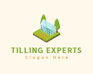 Tilling - Greenhouse Farm Vegetables logo design