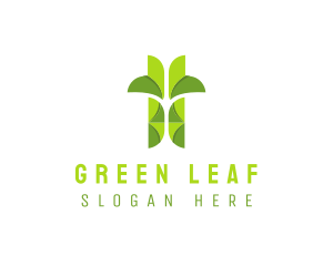 Garden Bamboo Leaf logo design