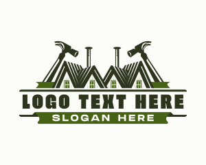 Contractor - Carpentry Construction Renovation logo design