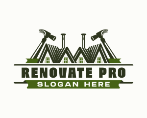 Carpentry Construction Renovation logo design