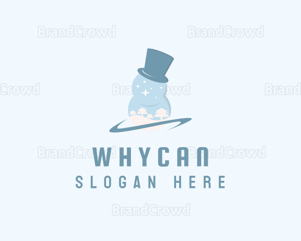 Snowman Top Hat Logo
