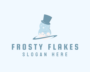 Snowman - Snowman Top Hat logo design